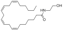 N-(2-HYDROXYETHYL)-7Z, 10Z, 13Z, 16Z-DOCOSATETRAENAMIDE结构式