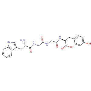 L-Tyrosine, L-tryptophylglycylglycyl-结构式