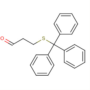 Structure of 3-(tritylthio)propanal