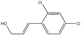 3-(2,4-二氯苯基)-2-丙烯-1-醇结构式