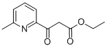 Structure of 6-METHYL-BETA-OXO-2-PYRIDINEPROPANOIC ACID ETHYL ESTER