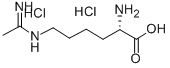 Structure of L-N6-(1-IMINOETHYL)LYSINE DIHYDROCHLORIDE