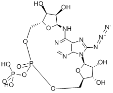 Structure of 8-AZIDO-CYCLIC ADENOSINE DIPHOSPHATE-RIBOSE