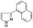 Structure of 3-(1-naphthyl)-1H-pyrazole(SALTDATA: HCl)