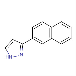 Structure of 1H-Pyrazole, 3-(2-naphthalenyl)-