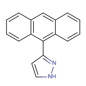 Structure of 1H-Pyrazole, 3-(9-anthracenyl)-