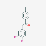 Structure of 2-(3,4-Difluorophenyl)-1-(p-tolyl)ethanone