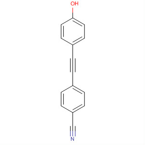 Structure of Benzonitrile, 4-[(4-hydroxyphenyl)ethynyl]-