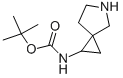Structure of tert-butyl N-(5-azaspiro[2.4]heptan-2-yl)carbamate