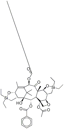 7,13-Bis-O-(triethylsilyl) Baccatin III结构式