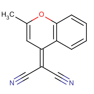 Propanedinitrile, (2-methyl-4H-1-benzopyran-4-ylidene)-结构式