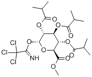 Structure of 3,4,5-Tris-isobutyryloxy-6-trichloroacetimidoyloxy-tetrahydropyran-2-carboxylic Acid Methyl Ester