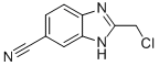 Structure of 2-(CHLOROMETHYL)-1H-BENZO[D]IMIDAZOLE-6-CARBONITRILE