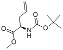 N-BOC-D-烯丙基甘氨酸甲酯结构式