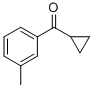 Structure of CYCLOPROPYL 3-METHYLPHENYL KETONE