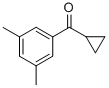 Structure of CYCLOPROPYL 3,5-DIMETHYLPHENYL KETONE