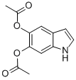 Structure of 5,6-DIACETOXYINDOLE