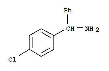 Structure of +-/-4-Chlor-benzhydrylamine (Racem)