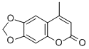 Structure of 4-METHYL-6,7-METHYLENEDIOXYCOUMARIN