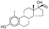 Structure of (8S,9S,13S,14S,17S)-17-ethynyl-1,13-dimethyl-7,8,9,11,12,14,15,16-octa hydro-6H-cyclopenta[a]phenanthrene-3,17-diol