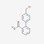 Structure of 4-BROMOMETHYLBIPHEBYL-2'-CARBOXYLIC ACID