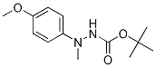 Structure of Tert-butyl N-[(4-
Methoxyphenyl)MethylaMino]carbaMate