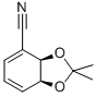 (+)-CIS-2(R),3(S)-2,3-DIHYDROXY-2,3-DIHYDROBENZONITRILE ACETONIDE结构式