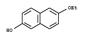 Structure of 2-NAPHTHALENOL,6-ETHOXY-