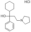 Structure of PROCYCLIDINE HYDROCHLORIDE