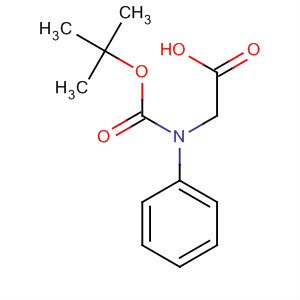 Structure of Glycine, N-[(1,1-dimethylethoxy)carbonyl]-N-phenyl-