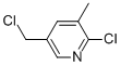 Structure of 2-CHLORO-5-CHLOROMETHYL-3-METHYLPYRIDINE
