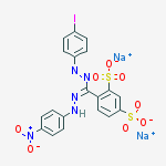 Structure of 4-[1-(4-IODOPHENYL)-5-(4-NITROPHENYL)-FORMAZ-3-YL]-1,3-BENZENE DISULFONATE, DISODIUM SALT