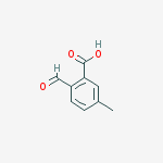 Structure of 2-formyl-5-methylbenzoic acid