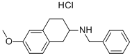 Structure of N-BENZYL-6-METHOXY-1,2,3,4-TETRAHYDRONAPHTHALEN-2-AMINE HYDROCHLORIDE