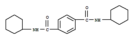 Structure of N,N'-dicyclohexylbenzene-1,4-dicarboxamide