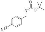 Structure of 4-CYANO-N-BOC-BENZALDIMINE