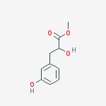 Methyl 2-Hydroxy-3-(3-hydroxyphenyl)propanoate结构式
