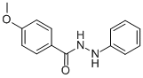 p-Methoxybenzoic acid 2-phenylhydrazide结构式