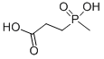 Structure of 3-METHYLPHOSPHINICOPROPIONIC ACID