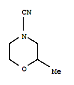 Structure of 4-MORPHOLINECARBONITRILE,2-METHYL-