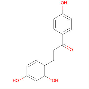 1-Propanone, 3-(2,4-dihydroxyphenyl)-1-(4-hydroxyphenyl)-结构式