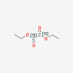 Diethyl oxalate-13C2结构式