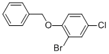 Structure of 1-(BENZYLOXY)-2-BROMO-4-CHLOROBENZENE