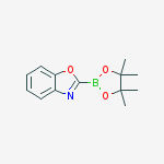 Structure of Benzoxazole, 2-(4,4,5,5-tetramethyl-1,3,2-dioxaborolan-2-yl)-