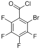 Structure of 2-BROMO-3,4,5,6-TETRAFLUOROBENZOYL CHLORIDE