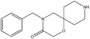 Structure of 4-(Phenylmethyl)-1-oxa-4,9-diazaspiro[5.5]undecan-3-one