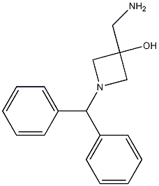 Structure of 3-(aminomethyl)-1-benzhydrylazetidin-3-ol