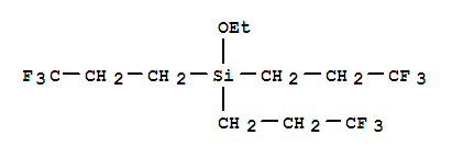 Structure of Ethoxytris(3,3,3-trifluoropropyl)silane