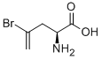 Structure of L-2-AMINO-4-BROMO-4-PENTENOIC ACID