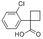 Structure of Cyclobutanecarboxylic acid, 1-(2-chlorophenyl)-